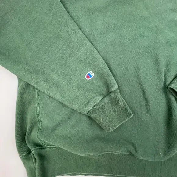 Champion Reverse Weave Crewneck Sweatshirt Green 3XL Oversized Fit - Picture 3 of 9